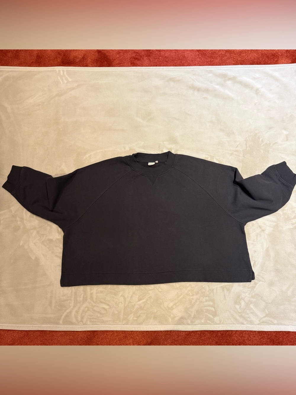 Beyond Nine Noa Fleeceback Jersey Jumper in Slate - Picture 7 of 10